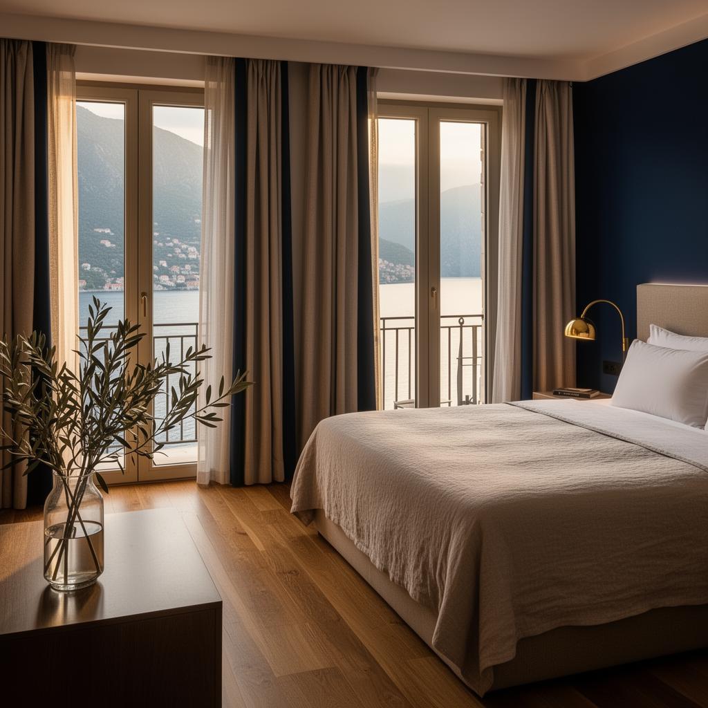 Sea-view suite — Aurum Boutique · Kotor
